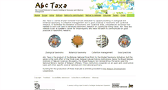 Desktop Screenshot of abctaxa.be